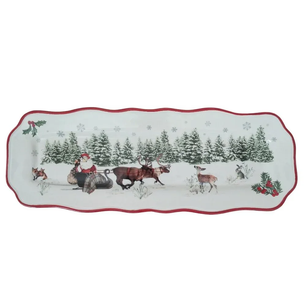 Better Homes And Gardens Heritage Collection Ceramic Platter Serving Tray Plate - Picture 2 of 10